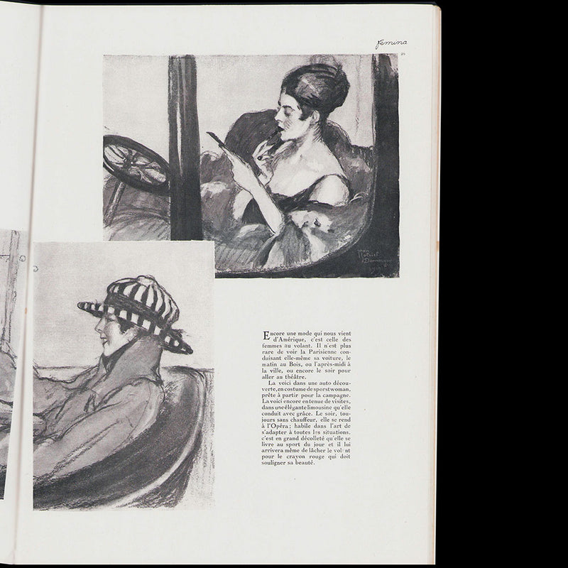 Fémina (juillet 1919), couverture de Jacques Emile Blanche