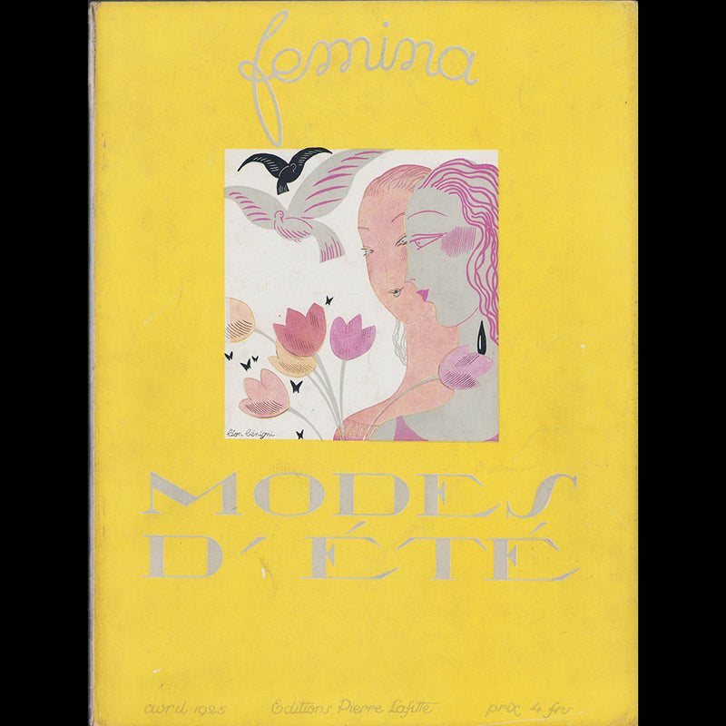 Fémina, avril 1925, couverture de Léon Bénigni