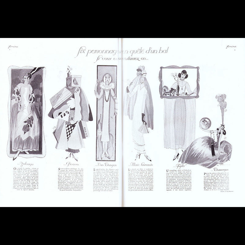Fémina (janvier 1925), couverture de Georges Lepape