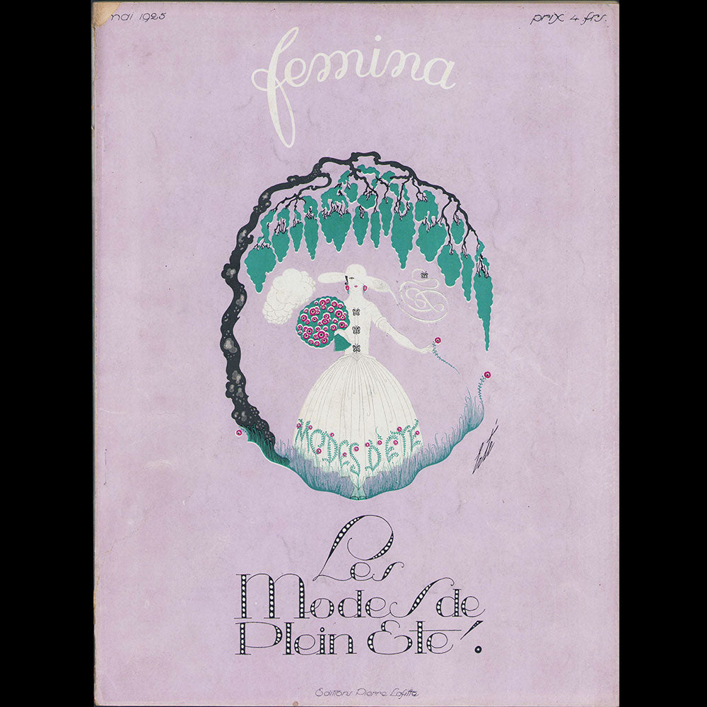 Fémina, mai 1925, couverture d'Erté