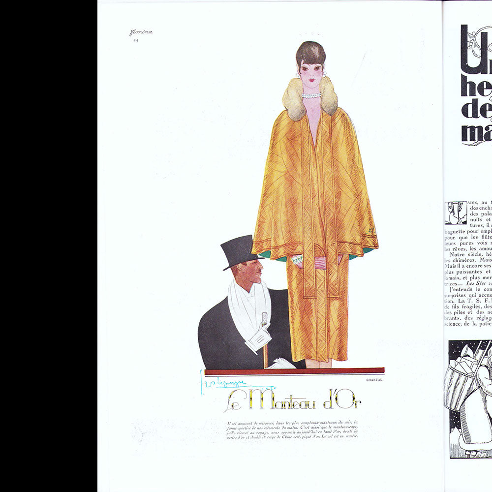 Fémina (décembre 1926), couverture de Georges Lepape