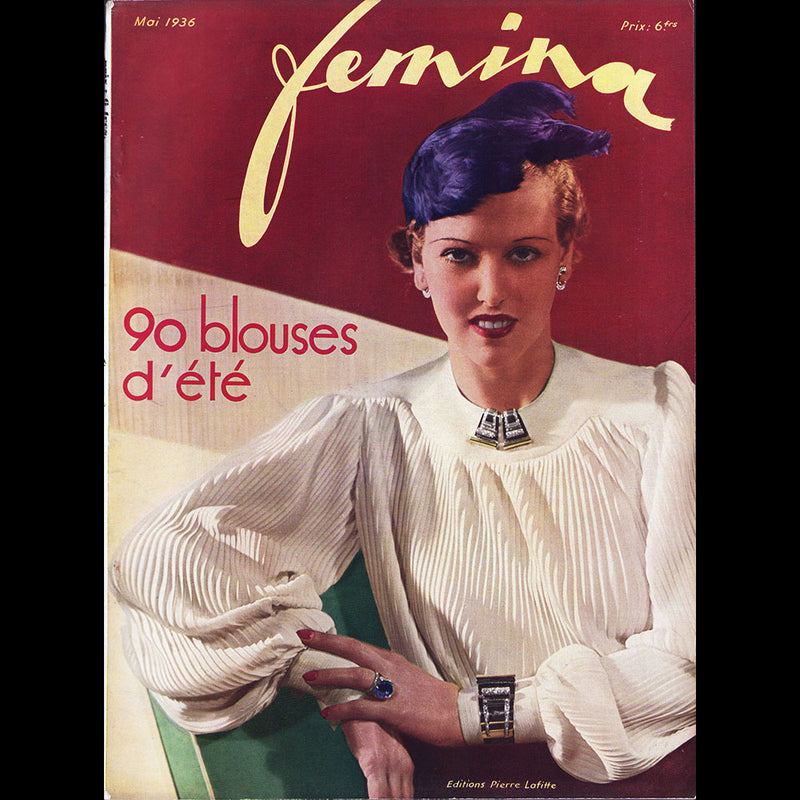 Fémina (mai 1936), couverture de Joffé Monneret