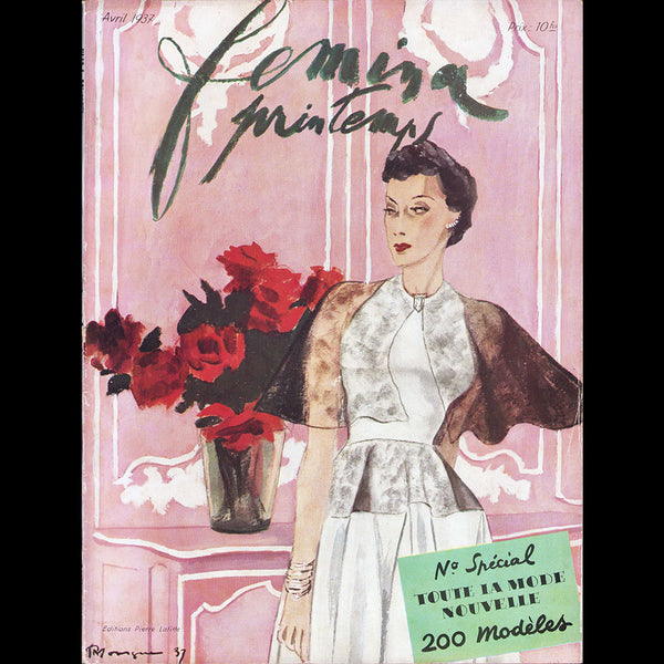 Fémina (avril 1937), couverture de Pierre Mourgue