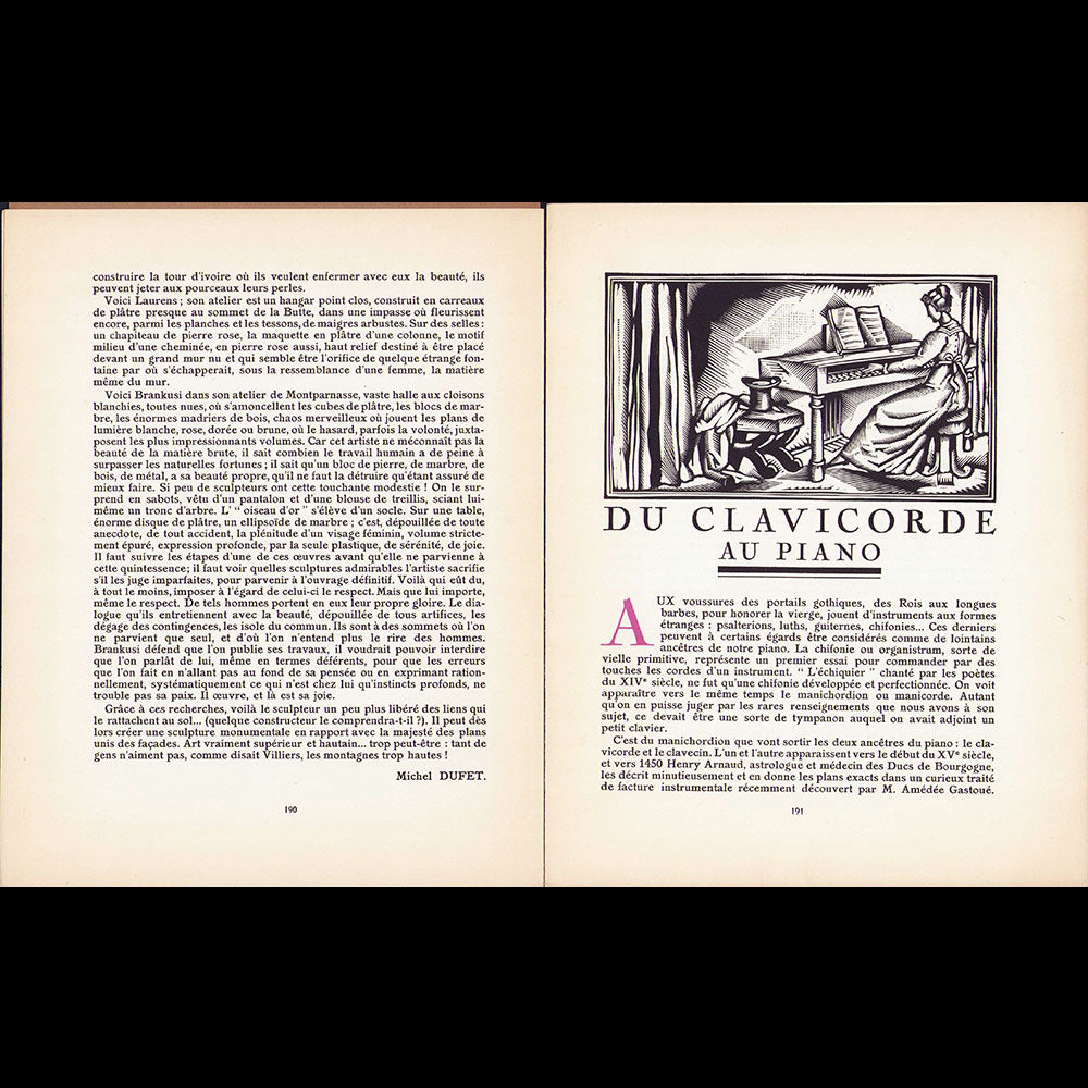 Feuillets d'Art, n°IV, mai 1922