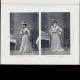 Figaro Modes, février 1904 - La Journée d'un mannequin
