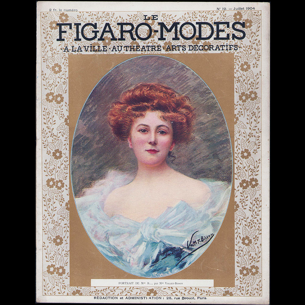 Le Figaro-Modes, juillet 1904, couverture de Vallet Bisson