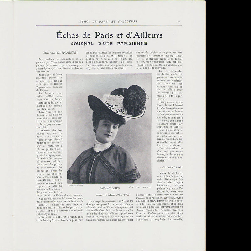 Le Figaro-Modes, octobre 1904, couverture d'Arpad de Migl