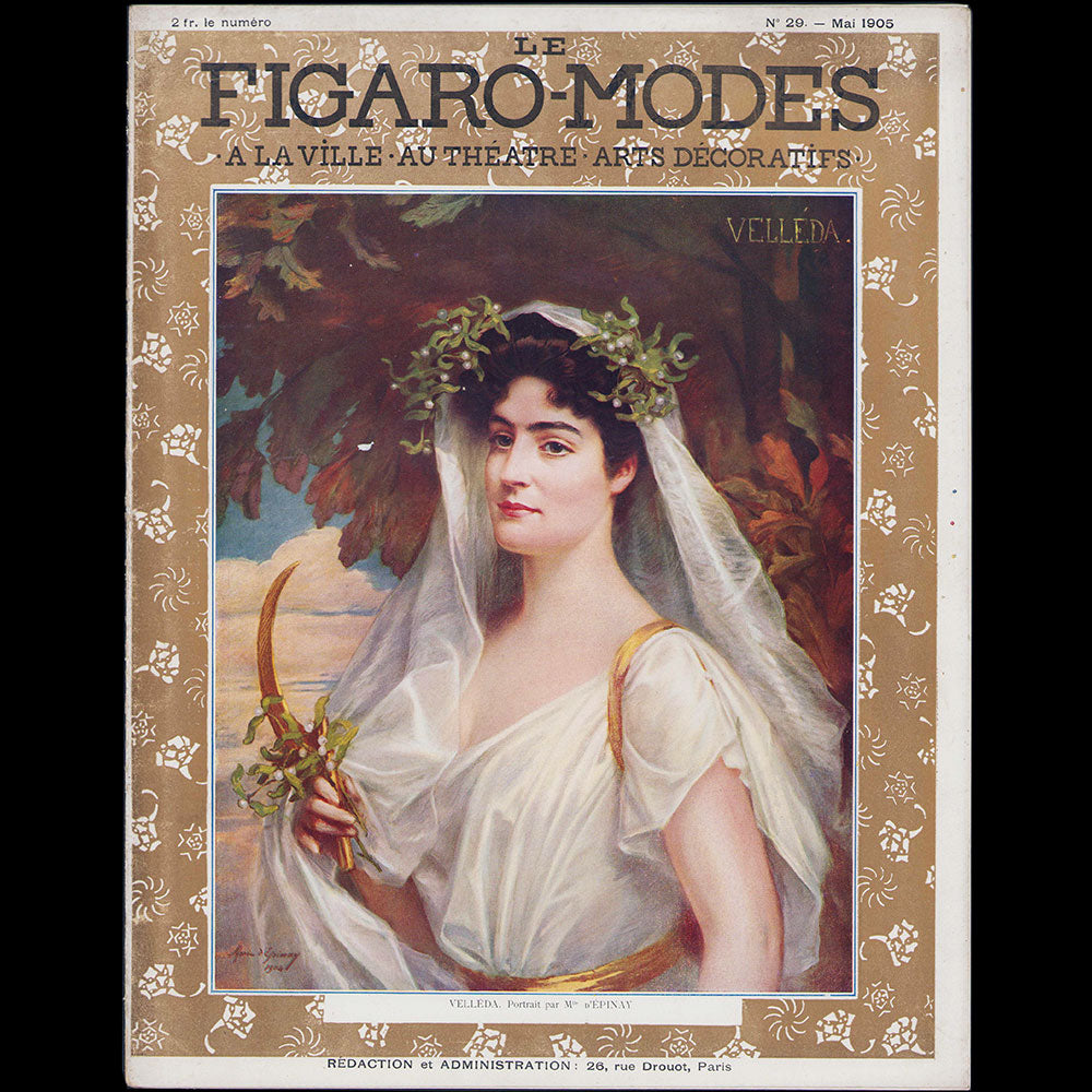 Le Figaro-Modes, mai 1905, couverture de Mademoiselle d'Epinay