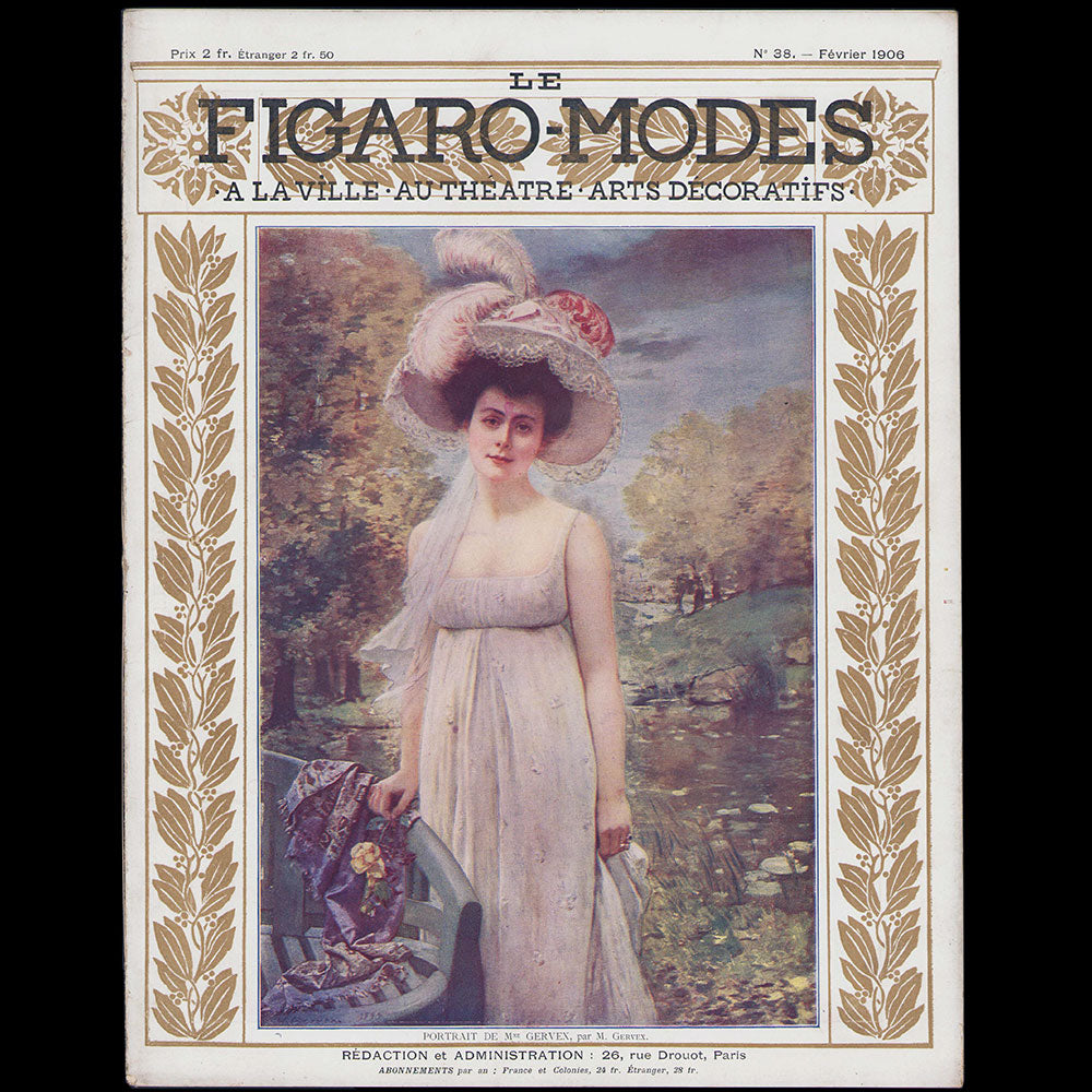 Le Figaro-Modes, février 1906, couverture de Henri Gervex