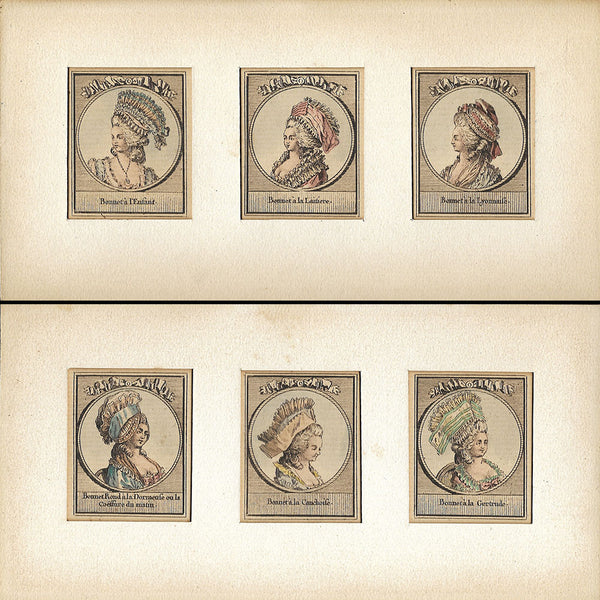 Gallerie des Modes et Costumes Français, 10ème suite de coiffures (1783)