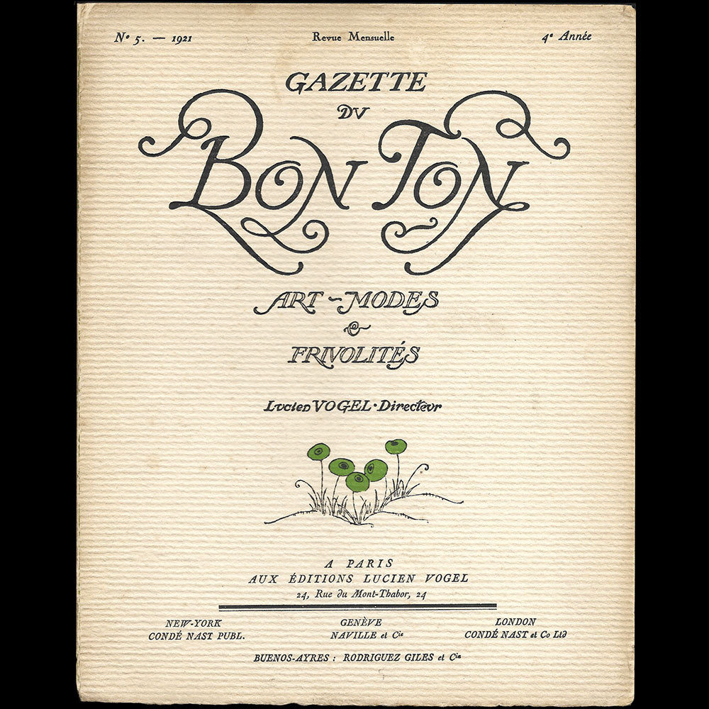 Gazette du Bon Ton (n°5, 1921)