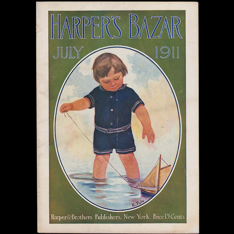 Harper's Bazaar (July 1911), couverture de K. Pyle