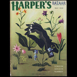 Harper's Bazaar UK (May 1938), couverture de Cassandre