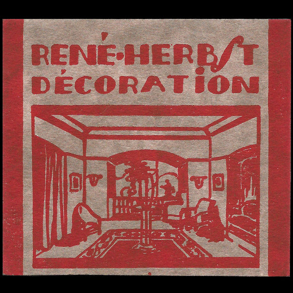 René Herbst Décoration - Carte illustrée (1920s)
