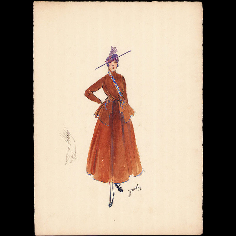 Japhet - Dessin d'un costume (1915)