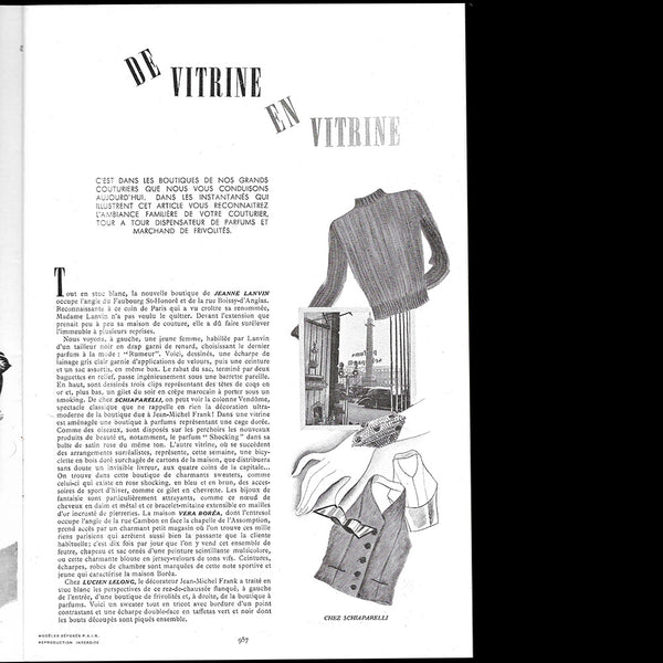 Le Jardin des Modes, n°246, 1er decembre 1937, costume de ski de Véra Boréa