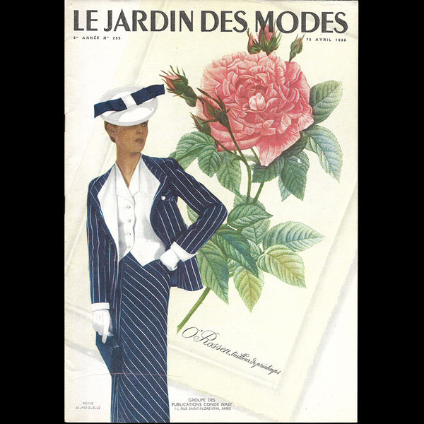 Le Jardin des Modes, n°255, 15 avril 1938, tailleur de O'Rossen