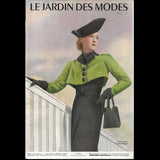 Le Jardin des Modes, n°250, 1er février 1938, ensemble de Schiaparelli