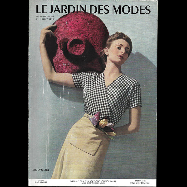 Le Jardin des Modes, n°260, 1er juillet 1938, Ensemble de Molyneux