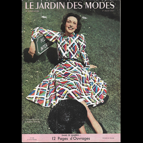 Le Jardin des Modes, n°286, 1er août 1939, Ensemble de Marcel Rochas