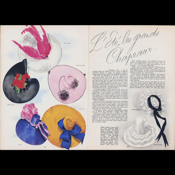 Le Jardin des Modes, n°282, 1er juin 1939, Manteau de plage d'Hermès