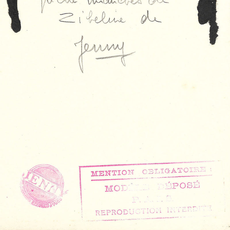 Jenny - Déshabillé de velours aux manches de zibeline (1935)