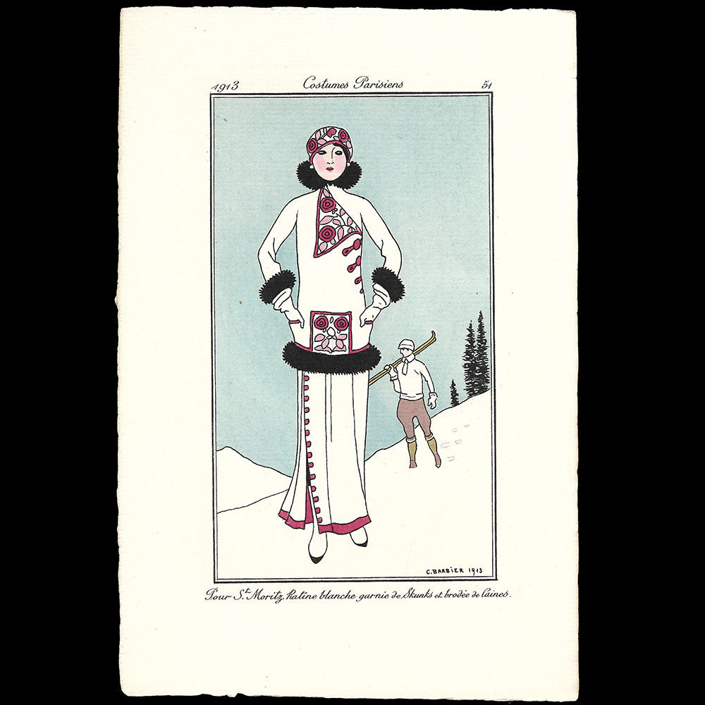 Le Journal des Dames et des Modes, Costumes Parisiens, n°25, 1913