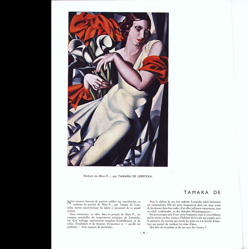 L'Officiel de la mode et de la couture de Paris - août 1933