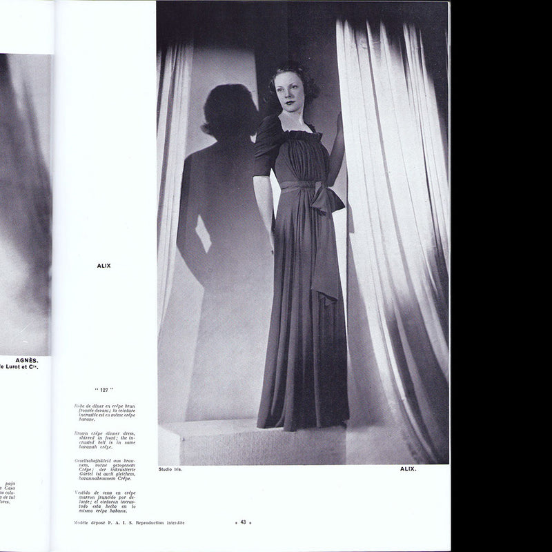 L'Officiel de la mode et de la couture de Paris - juin 1939