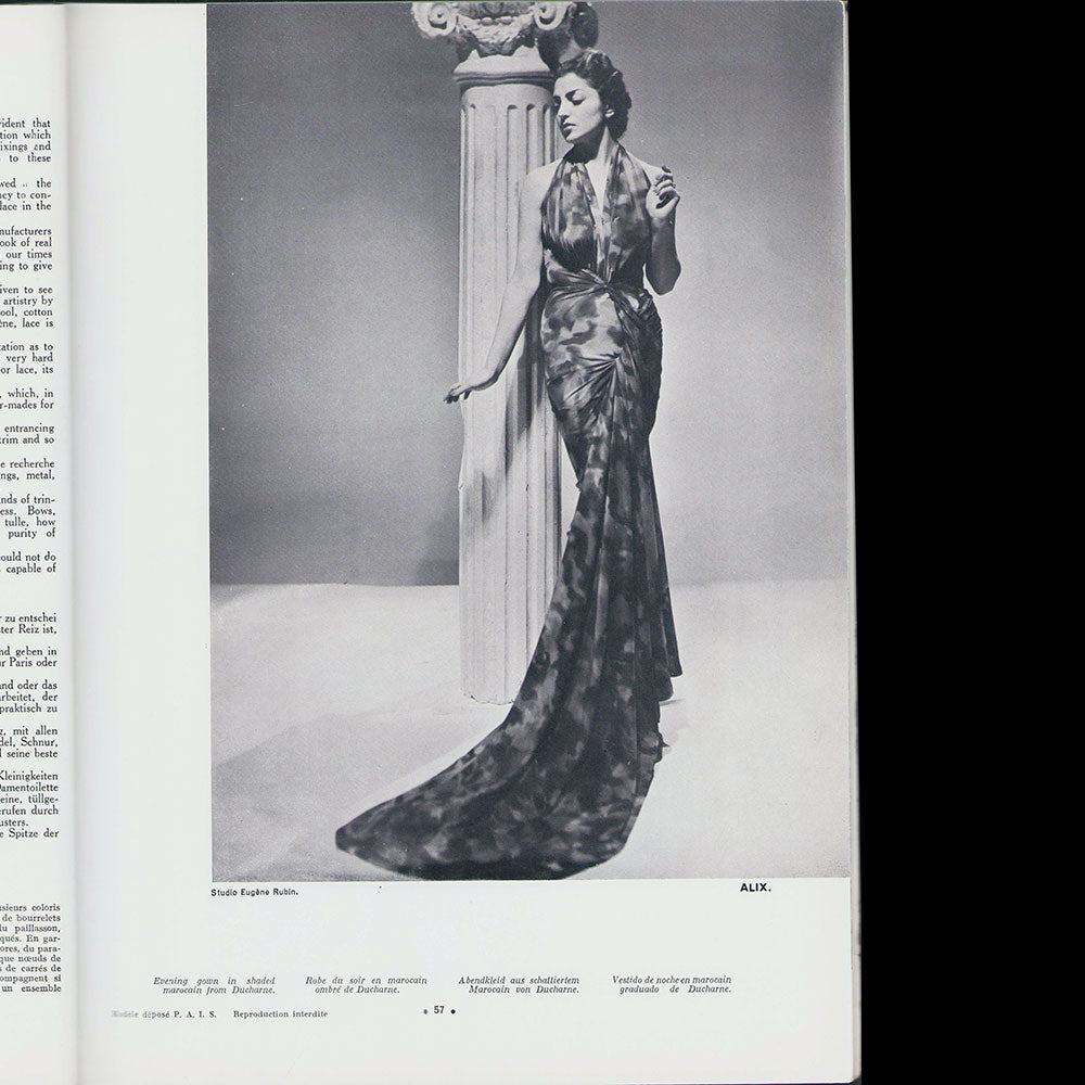 L'Officiel de la mode et de la couture de Paris - mars 1938