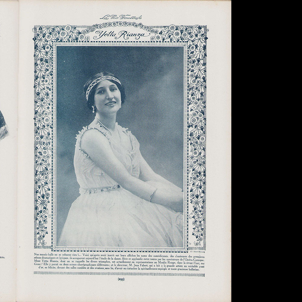 La Vie Heureuse, 5 novembre 1913, couverture d'Antonio de la Gandara