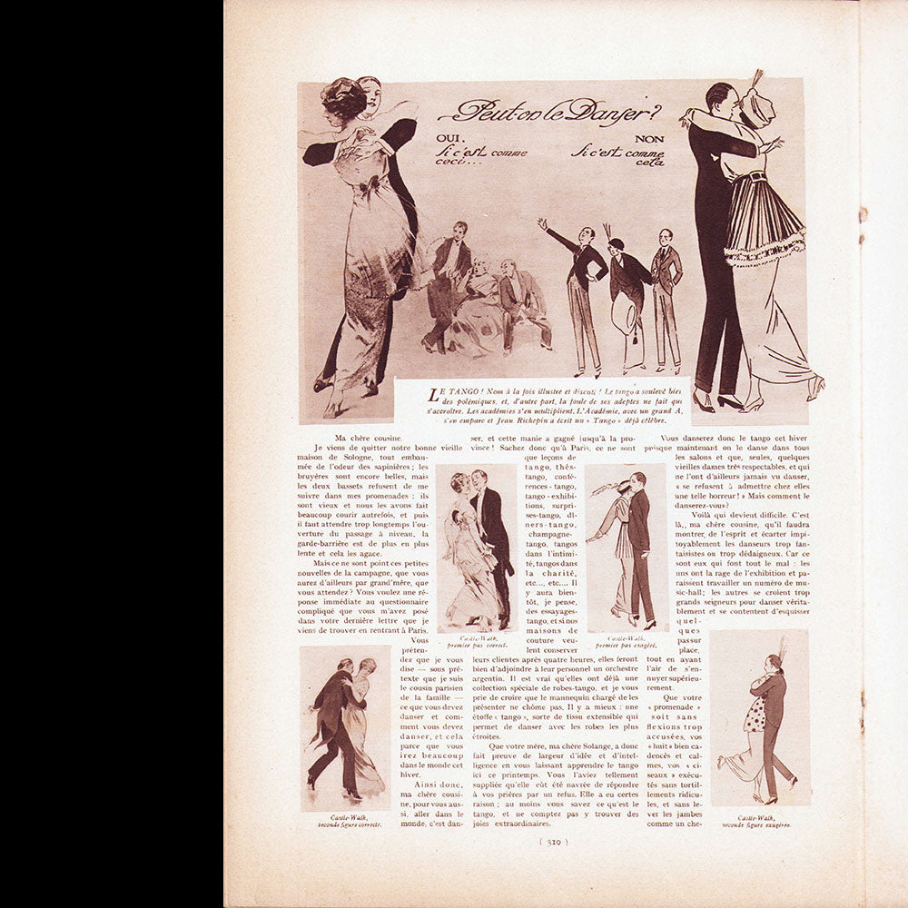 La Vie Heureuse, 20 novembre 1913, couverture de Paul Meras