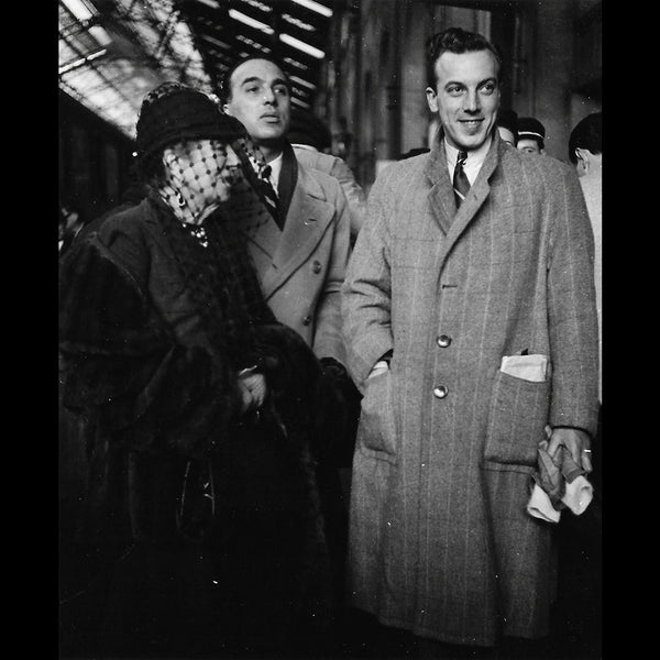 Jeanne Lanvin, Marcel Rochas et Jacques Fath, photographie de Roger Schall (1940s)
