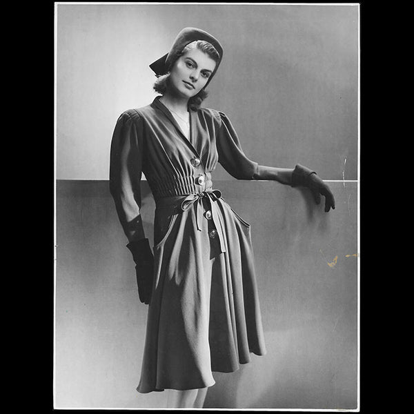 Jeanne Lanvin - Robe de crêpe (1946)