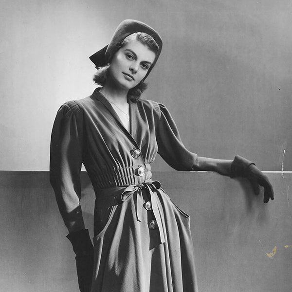 Jeanne Lanvin - Robe de crêpe (1946)