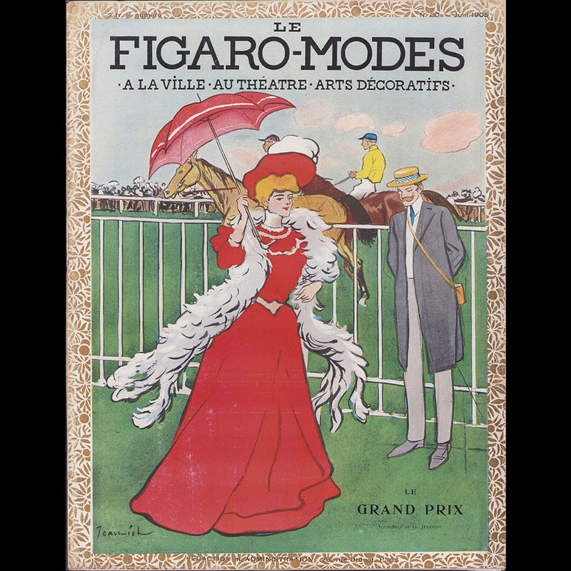 Le Figaro-Modes, juin 1905, couverture de Jeanniot