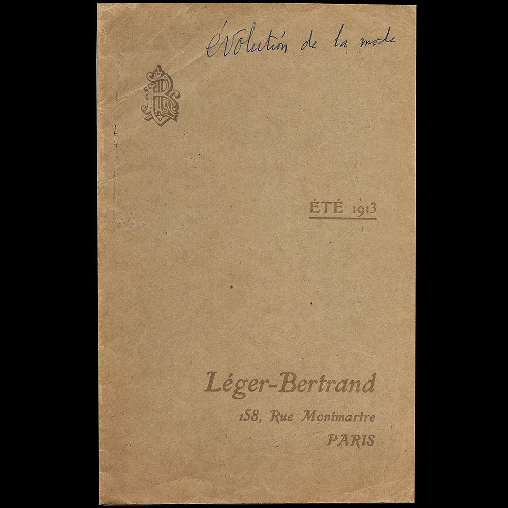 Léger-Bertrand - Catalogue de chapeaux présentés aux courses, Eté 1913