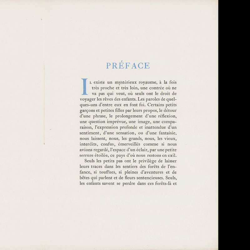 Georges Lepape - Décors et Costumes pour l'Oiseau Bleu de Maurice Maeterlinck (1927)
