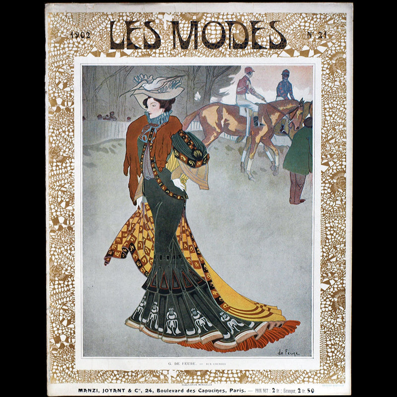 Les Modes (septembre 1902), couverture de Georges de Feure