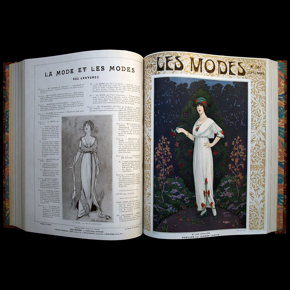 Les Modes - Réunion des 12 numéros de l'année 1912