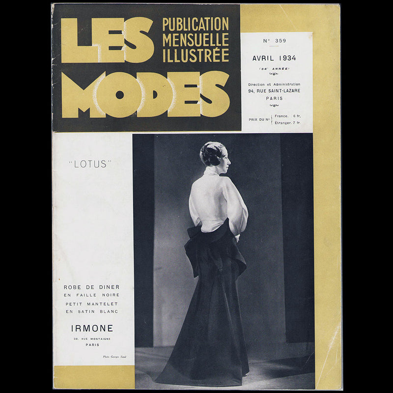 Les Modes, n°359 (avril 1934)