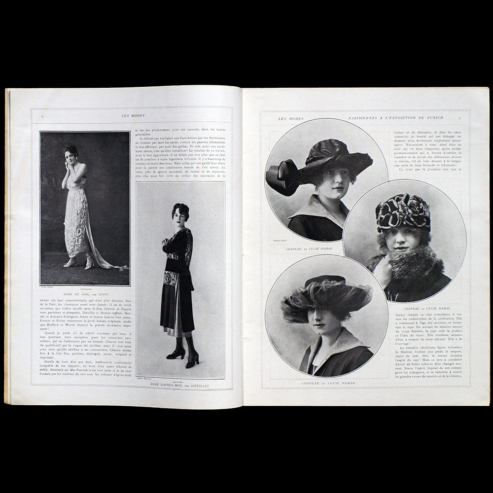 Les Modes (1918), Les Modes à l'Exposition de Zurich, numéro de propagande