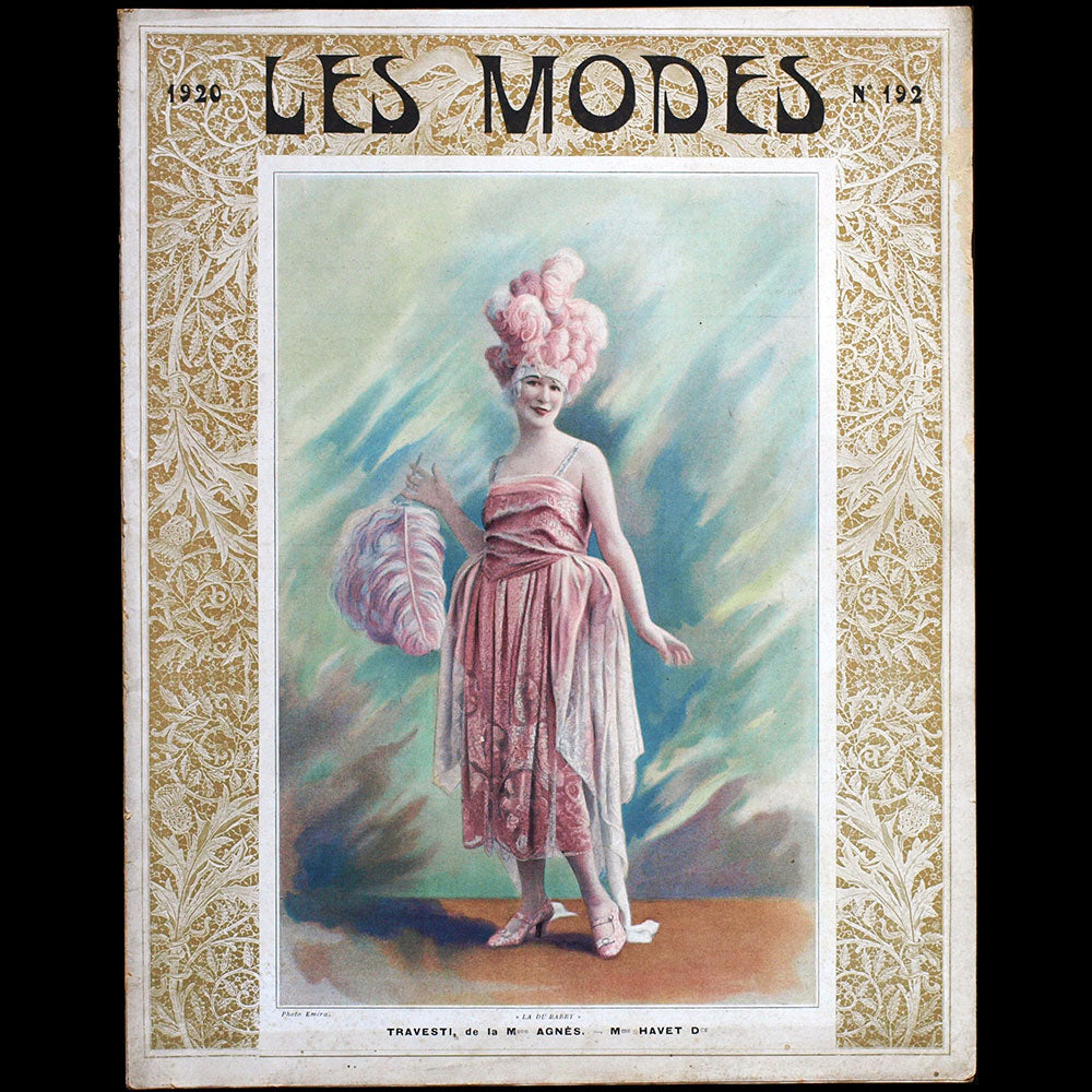 Les Modes, n° 192, couverture d'Eméra (1920)