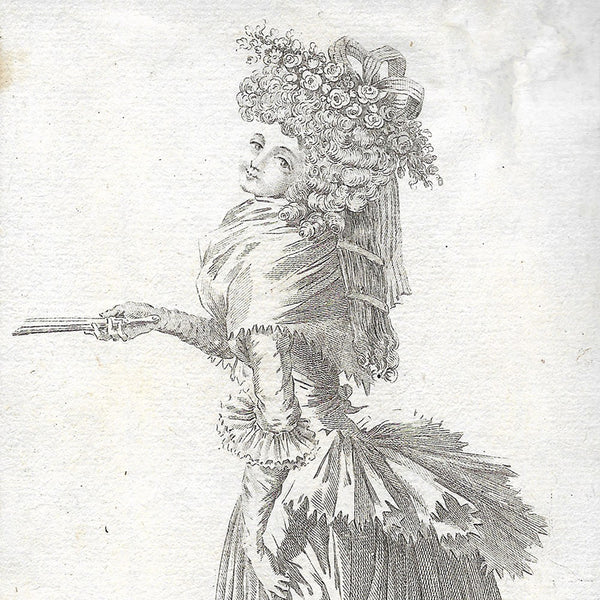 Magasin des modes, planche 1, 26ème cahier (30 juillet 1787)