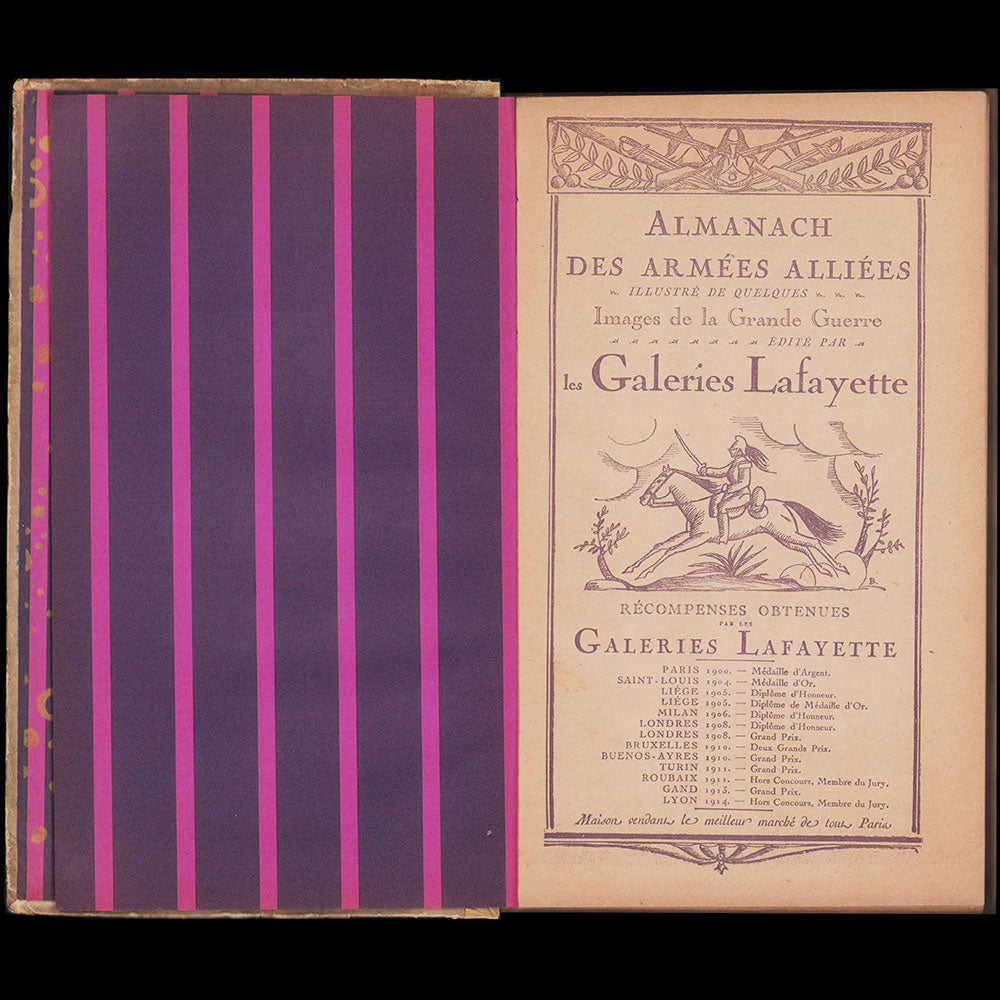 Charles Martin - Galeries Lafayette, Almanach des armées alliées (1916)