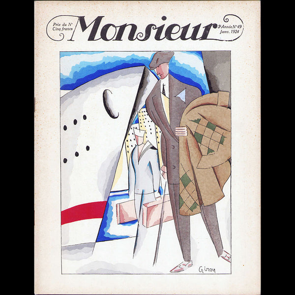 Monsieur, Revue des élégances, n°49 (1924, janvier)
