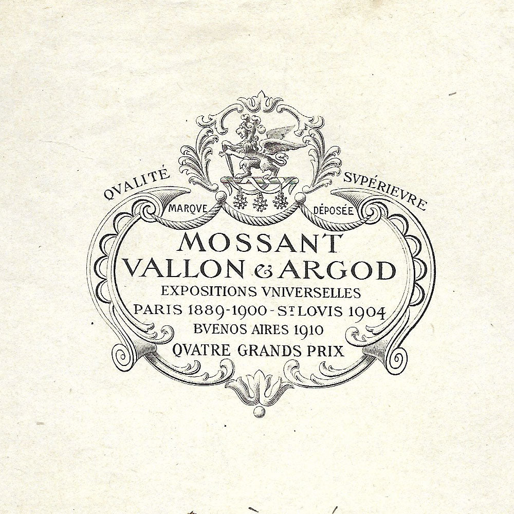 Mossant, Vallon & Argod - Réunion de 4 estampes de la maison de chapeaux (1908-1925)