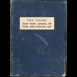 New York School of Applied Arts - Paris Ateliers, course guide 1932