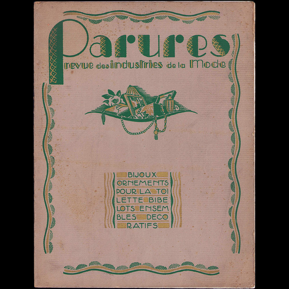 Parures, revues des Industries de la Mode, n°3, septembre 1926