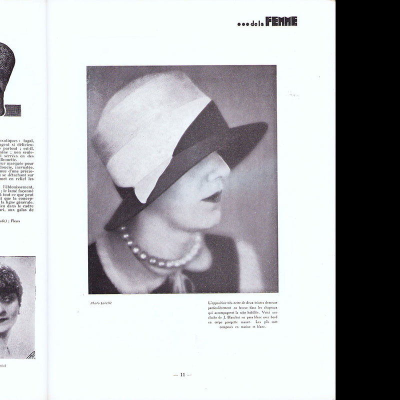 Parures, revues des Industries de la Mode, n°25, 15 juillet 1928